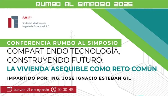 Rumbo al SNIE 2025 - Conferencia: Compartiendo tecnología, construyendo futuro: La Vivienda asequible como reto común - José Ignacio Esteban Gil